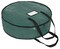 Christmas Wreath Storage Bag 24" - Garland Holiday Container with Tear Resistant Material - Featuring Heavy Duty Handles and Transparent Card Slot - (Green)